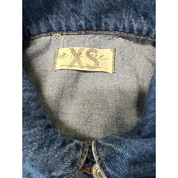 We The Free Womens Denim Shortalls Romper Size XS - Picture 6 of 9